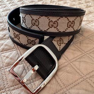 Mens Original "GG" cloth belt
